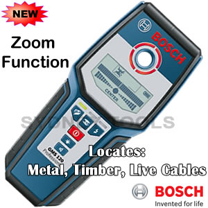 Bosch GMS 120 Professional Multi Material Cable Detector - Click Image to Close